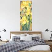 美しい黄色の虹彩の花 – オリジナル絵画ズ キャンバスプリント (インサイチュ (寝室))