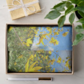 美しい黄色の野花 薄葉紙 (ギフト)