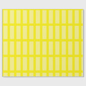 美しい黄色の長方形 ラッピングペーパー (フラット)