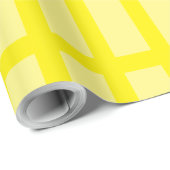 美しい黄色の長方形 ラッピングペーパー (ロールコーナー)