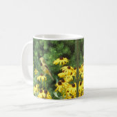 美しい黄色の鳥コーヒーカップ コーヒーマグカップ (正面左)