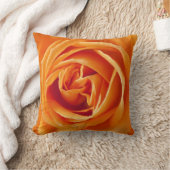 美しい黄色バラ花フローラ枕 クッション (ブランケット)