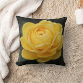 美しい黄色バラ クッション (ブランケット)