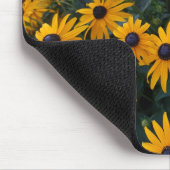 美しい黄金のデイジーの花 マウスパッド (コーナー)