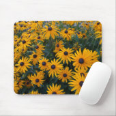 美しい黄金のデイジーの花 マウスパッド (マウス)