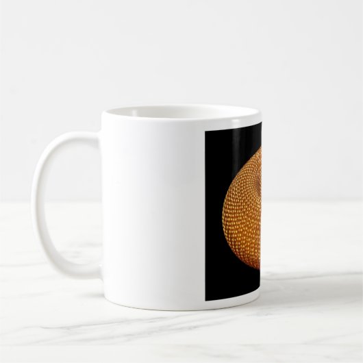 美しい黄金のトーラス コーヒーマグカップ (左)