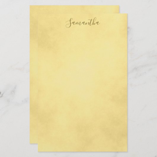 美しい黄金の羊飼い文房具 便箋 (正面/裏面)