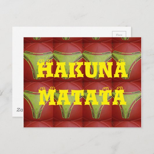 美しい黄金色の幾何学的パターンデザイン ポストカード (正面/裏面)