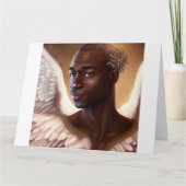 美しい黒いアフリカの天使 カード (正面)