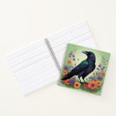 美しい黒いカラス ノートブック (内部)