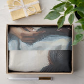 美しい黒い女読の本 薄葉紙 (ギフト)