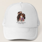 美しい黒い母と娘 キャップ (正面)