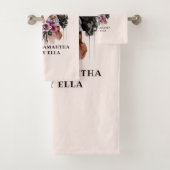 美しい黒い母と娘 バスタオルセット (インサイチュ)