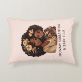 美しい黒い母と娘(10) アクセントクッション (正面)