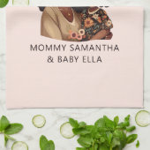 美しい黒い母と娘(10) キッチンタオル (折り畳み)