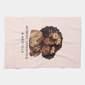 美しい黒い母と娘(10) キッチンタオル (横)