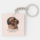 美しい黒い母と娘(10) キーホルダー (裏面)