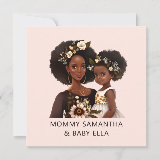 美しい黒い母と娘(11) (正面)