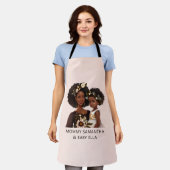 美しい黒い母と娘(11) エプロン (着用した状態)