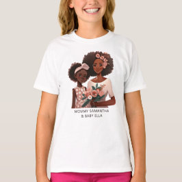 美しい黒い母と娘(17) Tシャツ