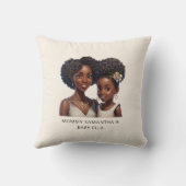 美しい黒い母と娘(18) クッション (裏面)