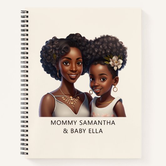 美しい黒い母と娘(18) ノートブック (正面)