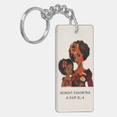 美しい黒い母と娘(20) キーホルダー (正面左)