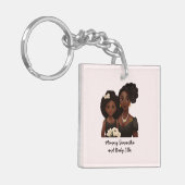 美しい黒い母と娘(23) キーホルダー (正面左)