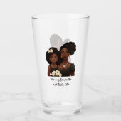 美しい黒い母と娘(23) タンブラーグラス (正面)