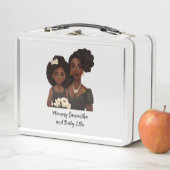 美しい黒い母と娘(23) メタルランチボックス (インサイチュ)