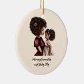 美しい黒い母と娘(26) セラミックオーナメント (右)