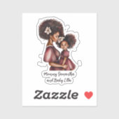 美しい黒い母と娘(27) シール (シート)