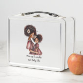 美しい黒い母と娘(27) メタルランチボックス (インサイチュ)