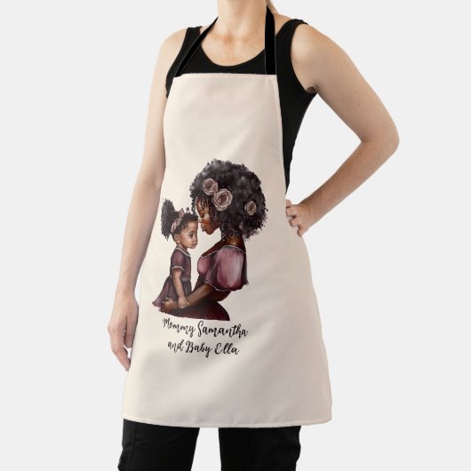 美しい黒い母と娘(28) エプロン (インサイチュ)