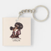 美しい黒い母と娘(28) キーホルダー (裏面)