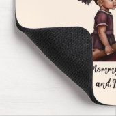 美しい黒い母と娘(28) マウスパッド (コーナー)