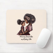 美しい黒い母と娘(28) マウスパッド (マウス)