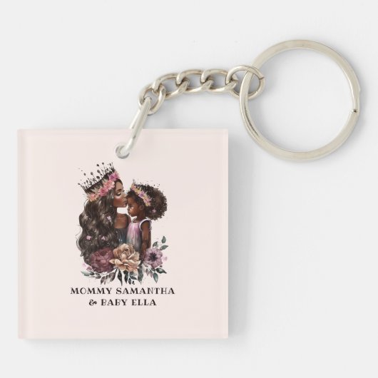 美しい黒い母と娘(3) キーホルダー (裏面)