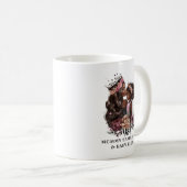 美しい黒い母と娘(3) コーヒーマグカップ (正面右)