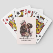 美しい黒い母と娘(3) トランプ (裏面)