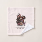 美しい黒い母と娘(3) バスタオルセット (ウォッシュタオル)