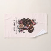 美しい黒い母と娘(3) バスタオルセット (ハンドタオル)