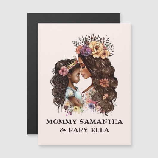 美しい黒い母と娘(4) (正面/裏面)