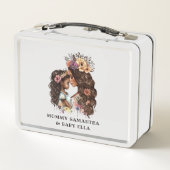 美しい黒い母と娘(4) メタルランチボックス (裏面)