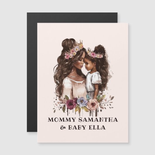 美しい黒い母と娘(5) (正面/裏面)