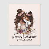 美しい黒い母と娘(5) (正面)