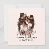 美しい黒い母と娘(5) (正面)