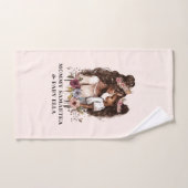 美しい黒い母と娘(5) バスタオルセット (ハンドタオル)