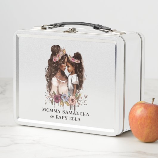 美しい黒い母と娘(5) メタルランチボックス (インサイチュ)