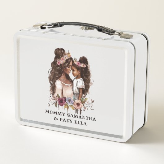 美しい黒い母と娘(5) メタルランチボックス (裏面)